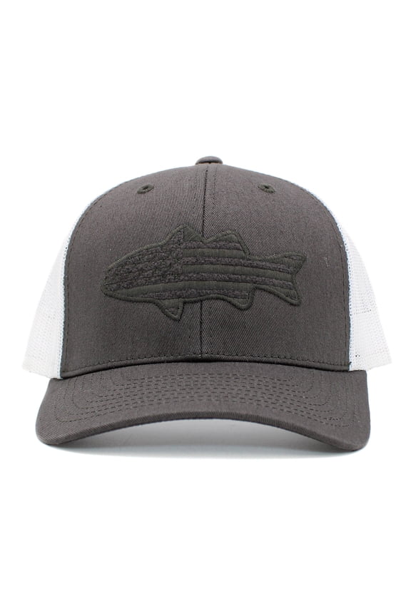 Fishing Tactical Operator Collection with Fishing Flag Patch Cap USA Army Fashion Fish Outdoors Trucker Twill Mesh