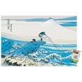 thumbnail image 1 of Fishing The Sea by Katushika Hokusai Wall Poster with Pushpins, 22.375" x 34", 1 of 3