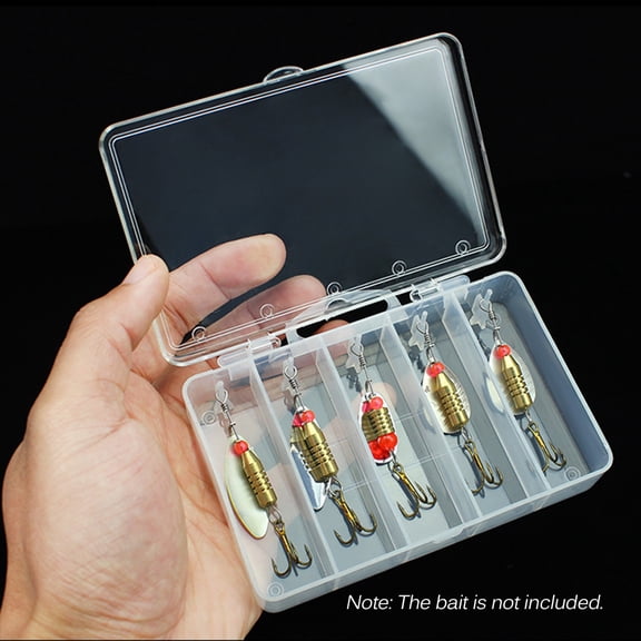 Fishing Tool,Compartment Bait Lure Box Bait Tool Lure Box Bait 5 Compartment Bait Buzhi Jinmie Siuke Rookin