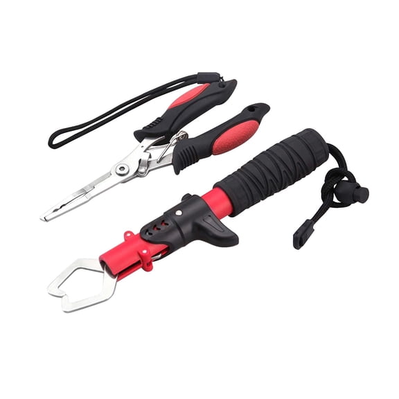 Fishing Tool Kit Stainless Steel Pliers Lip Grip Remover Function Fly Fishing Gear Set Accessories for Men