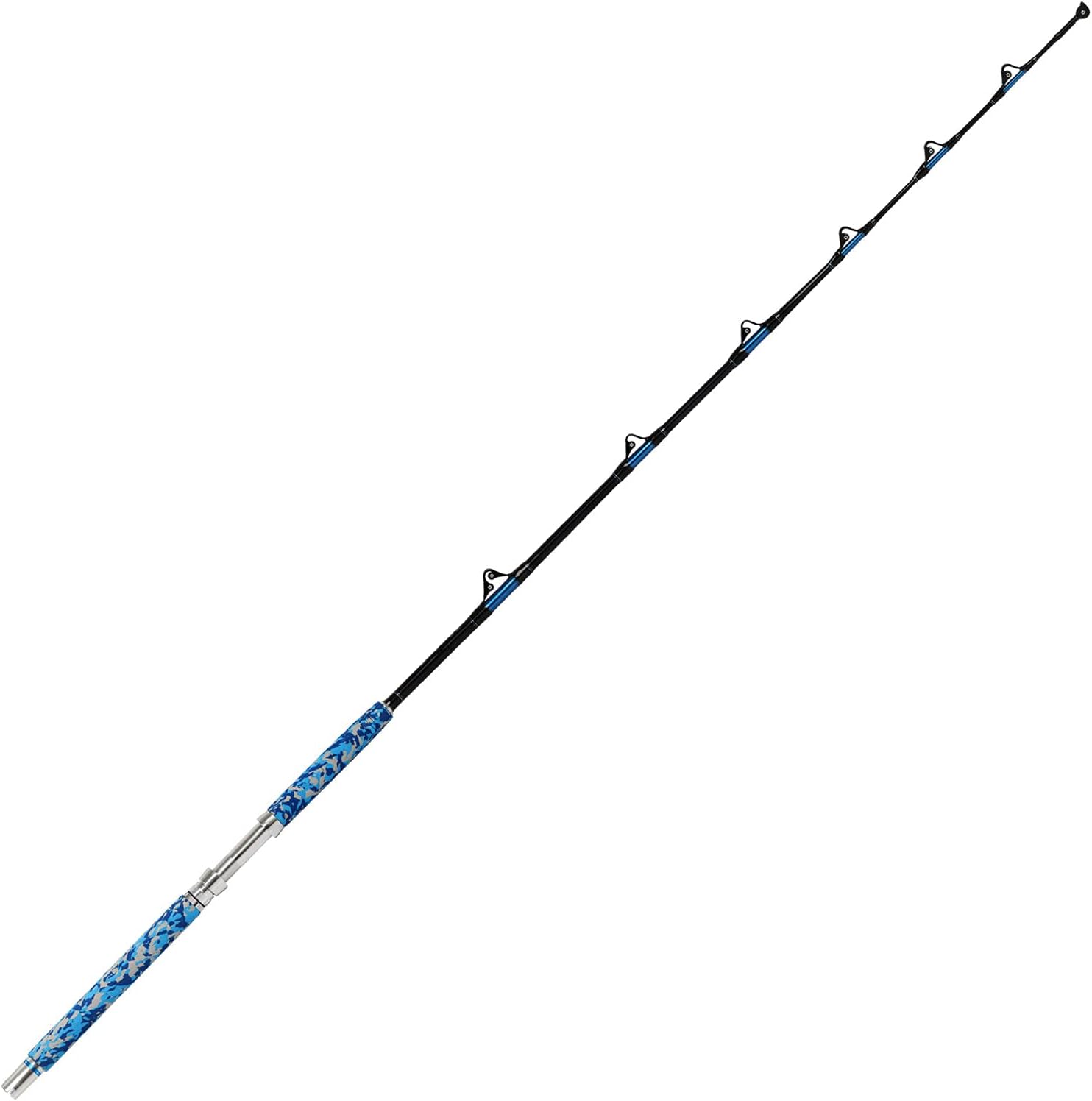 Trolling Rodes Fishing Trolling Rod 1 Piece Saltwater Offshore Heavy Roller Rod Big ...