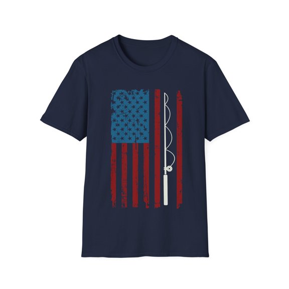 Fishing USA Flag Fish Lover Fishing Expert Fishermen TShirt