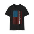 thumbnail image 1 of Fishing USA Flag Fish Lover Fishing Expert Fishermen TShirt, 1 of 4