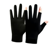 Fishing UV Protection Gloves for Men And Women, Driving Gloves for Hiking and Sun Gloves with Finger touch for Kayaking Biking Rowing(Black)