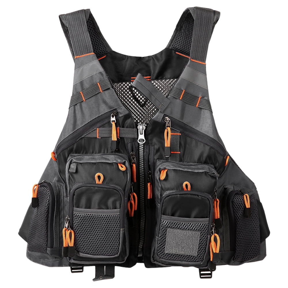 Fishing Vest,And Loops Vest With Ladders 209lb Safety - Floatation Breathable Padded Utility Vest Superior 209lb Safety - Breathable Pocket Breathable And Durable Ripstop Shell Solution