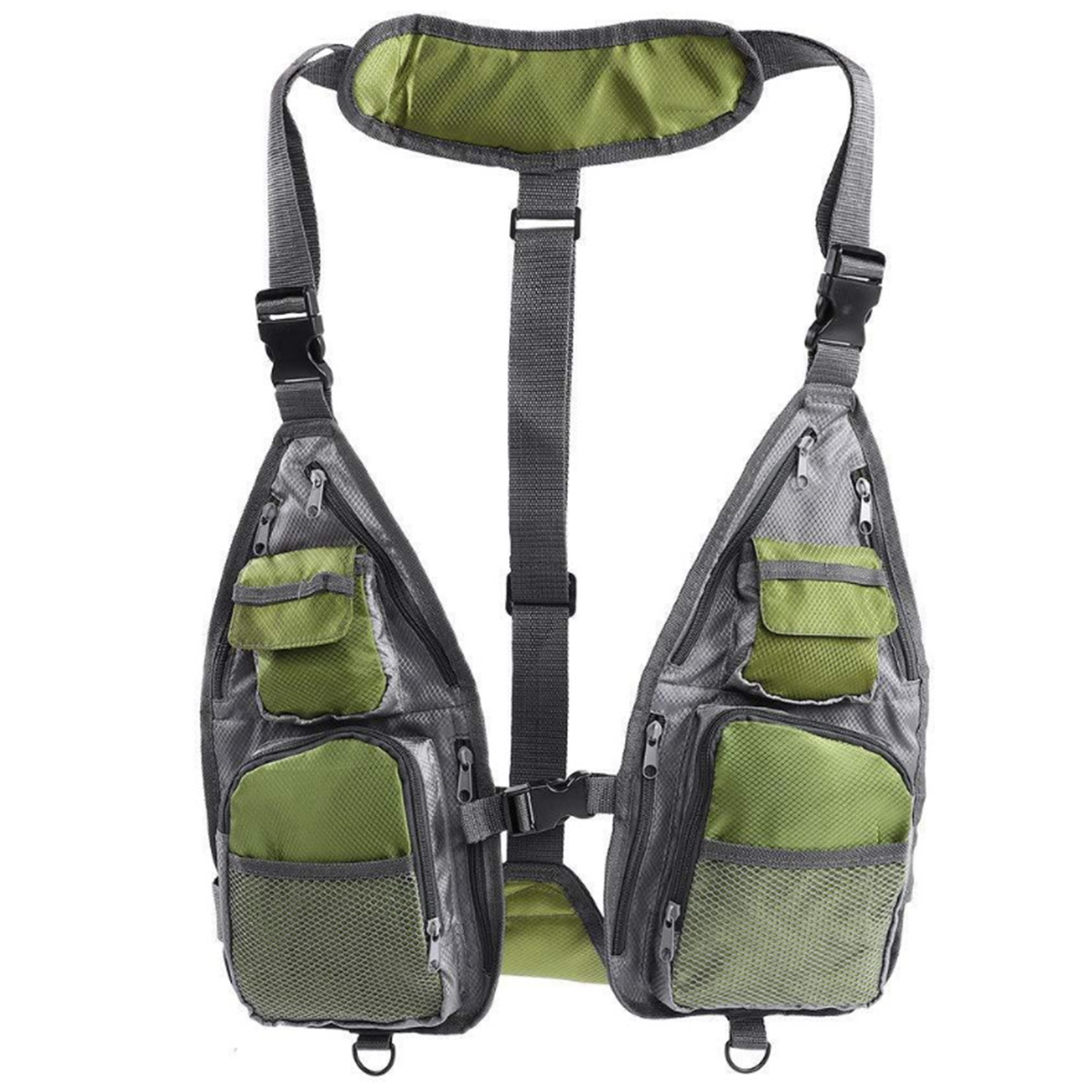 Fishing Vest Breathable Convenient with Pockets General Multi Function ...