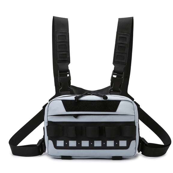 Fishing Vest Fishing Tackle Backpack Light Weight Chest Pack Adjustable Outdoor Travel Fishing Pouches