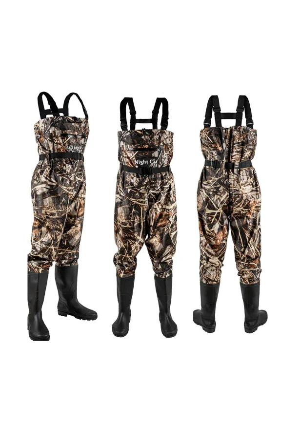 Fishing Waiters Wader for Men with Boots Waterproof Overall Chest Waders Hunting Camo