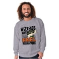 thumbnail image 1 of Fishing Weekend When Reel Fun Happens Sweatshirt for Men or Women Brisco Brands S, 1 of 6