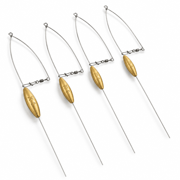 Fishing Weight Sinker Bottom Bouncer, 1 oz (30 g), 4 Count, for Trolling, Drifting, and Surf Fishing