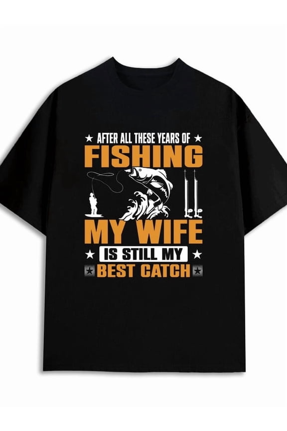 Fishing Wife Best fishing comfort colors tshirt funny t shirts men 180G 100% Cotton black New spring and autumn trendy printed T-shirts for men funny fishing Vintage Unisex Shirt Cotton tshirts