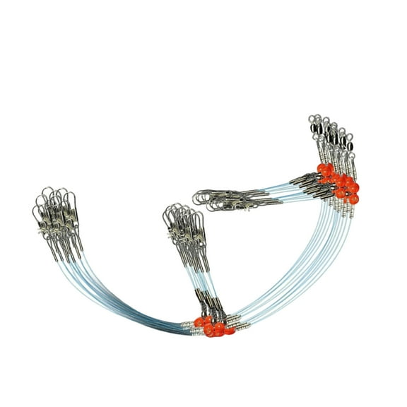 Fishing Wire Leader Line Rig Fishing Leaders Saltwater Fishing Tackle Fishing Rigs High Strength Wire Leader for Lures