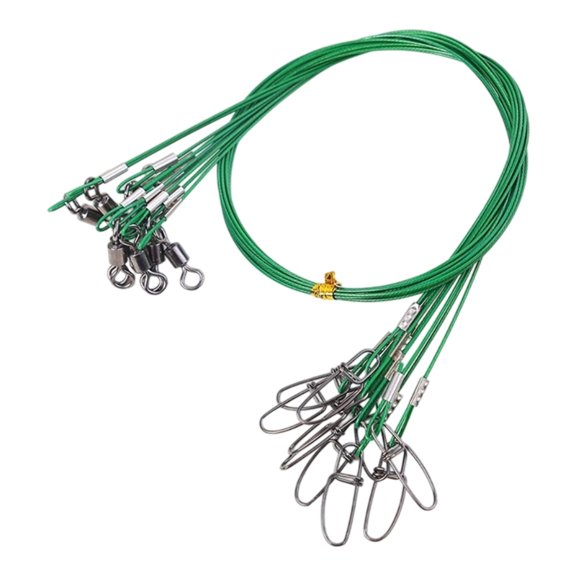 Fishing Wire Leader Line Rig Fishing Leaders Saltwater Fishing Tackle Fishing Rigs High Strength Wire Leader for Lures