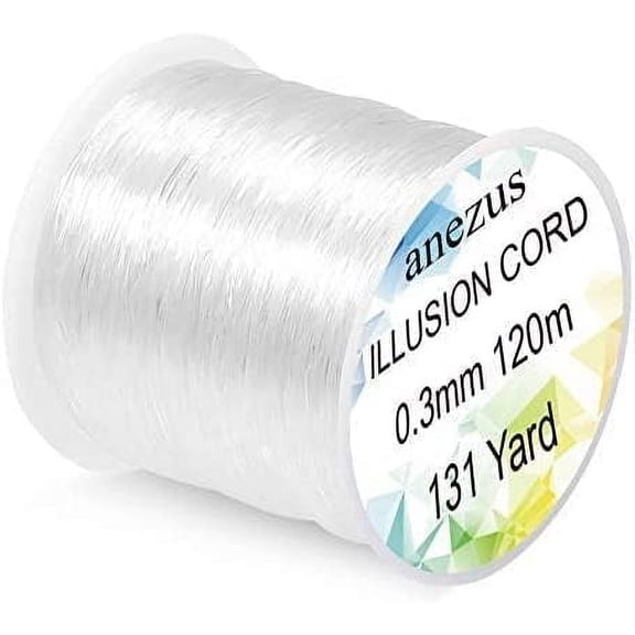 Fishing Wire for Hanging, Clear Fishing Line Invisible String Strong Monofilament Line for Hanging Decorations and Crafts