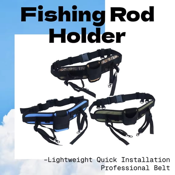 Fishing belt; giant fish belt; anti-slip buckle fishing belly belt; rod support belt for sea fishing