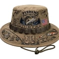thumbnail image 1 of Fishing is a Way of Life Boonie Hat, Fishing is A Way of Life Outdoor Sun Hat, Wide Brim Bucket Hat for Fishing Hiking, 1 of 9