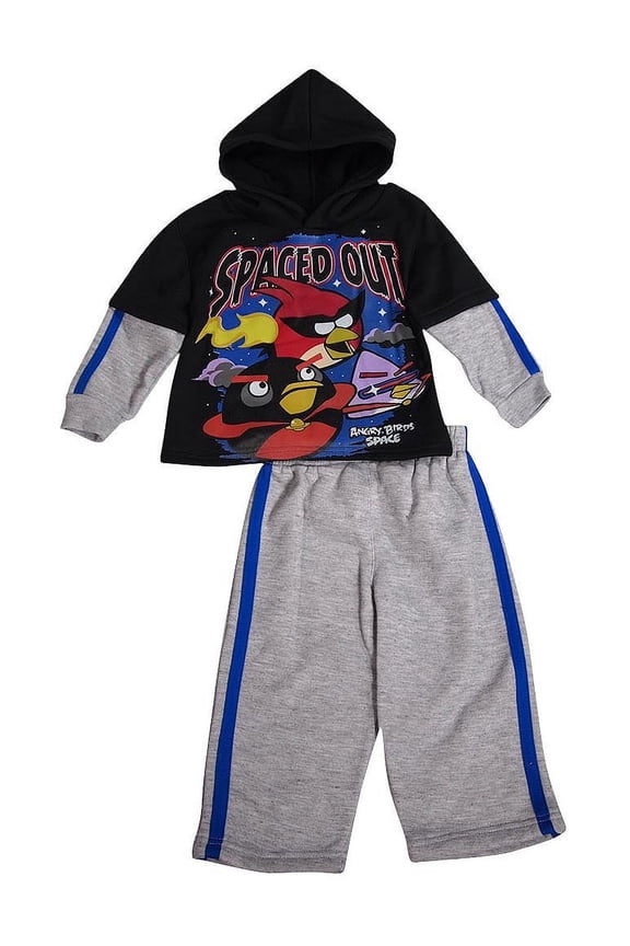 Boys' Jog Suit Set – Hooded, Themed Comfort for Active Toddlers