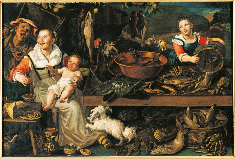 Fishmongers Canvas Art - (36 x 24)