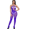 thumbnail image 1 of Fishnet Bodysuit Mesh Bodystocking Sexy Lingerie For Women Lace Babydoll Bodysuit Tight Nightwear, 1 of 7