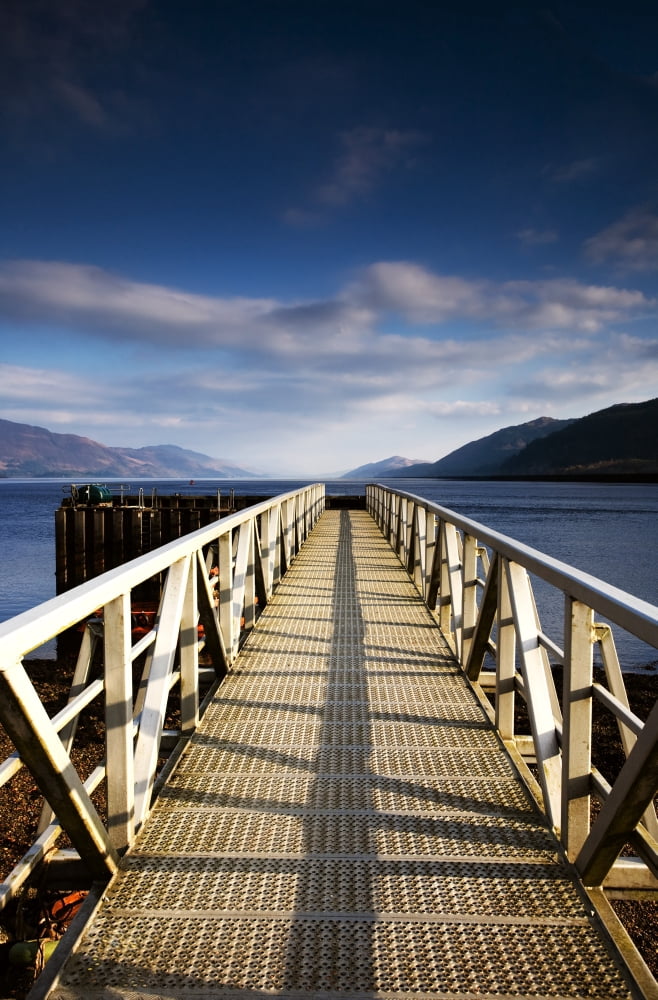 Fishnish Ferry Terminal Isle Of Mull Scotland Canvas Art - John Short Design Pics (11 x 17)