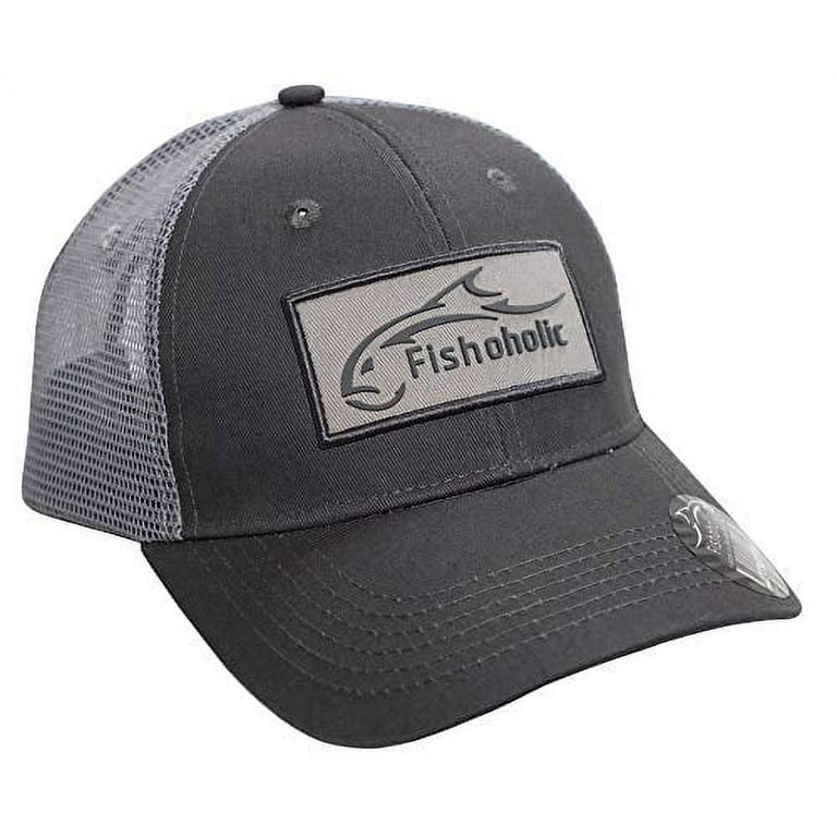 Fishoholic Baseball Snapback Fishing Hat Trucker - Great Fishing Gift for  Fishaholic (R)TM (snap-patch) 