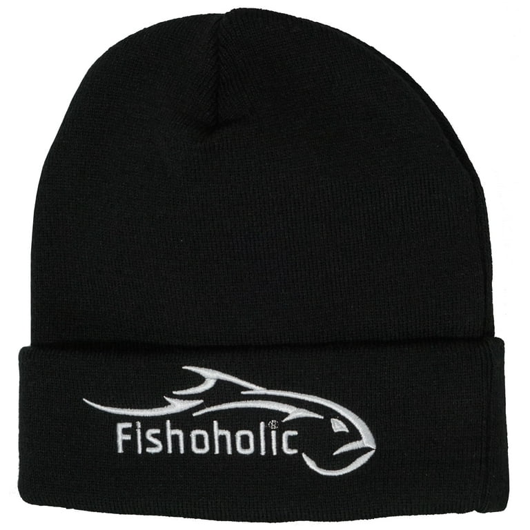 Fishoholic Fishing Beanie - Watch Skull Cap - Stocking Hat