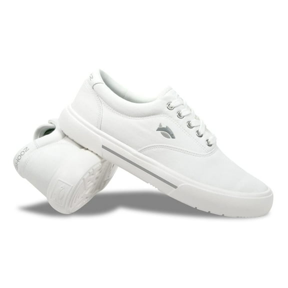 Fishooz Women's Sunbrella Lace-Up Shoes, White, Size 8, Durable and Stylish (SBR-WLC-WHT-W08)