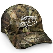 Fishouflage Camo Strike Cap- Bass Fishing Hat (One Size)