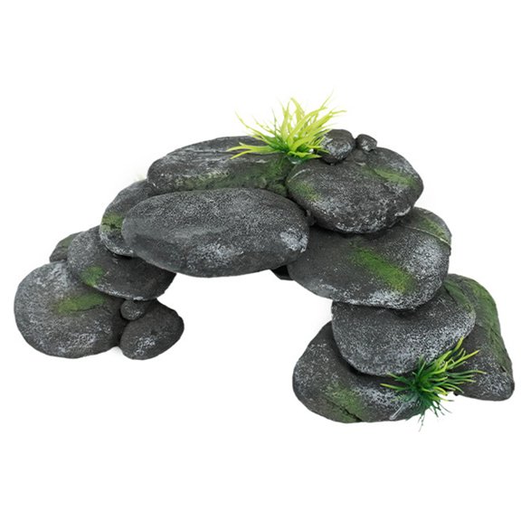 Fishtanks Decorative Cave Terrariums Basking Platform Turtles Sunbath Aquariums Landscape Figurine Reptiles Shelter House