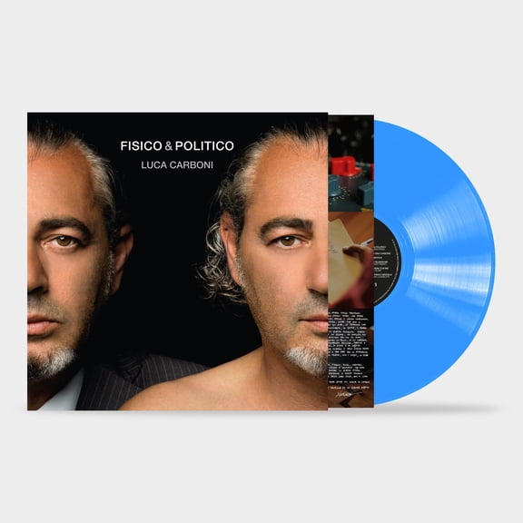 Luca Carboni Fisico & Politico - Autographed Blue Colored Vinyl (Vinyl Record)