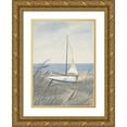 thumbnail image 1 of Fisk, Arnie 11x14 Gold Ornate Wood Framed with Double Matting Museum Art Print Titled - Tide Going Out, 1 of 4