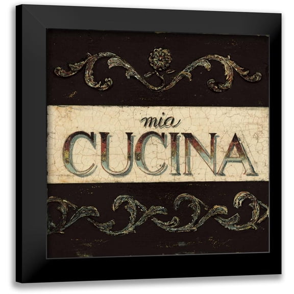 Fisk, Arnie 12x12 Black Modern Framed Museum Art Print Titled - Mia Cucina Plaque