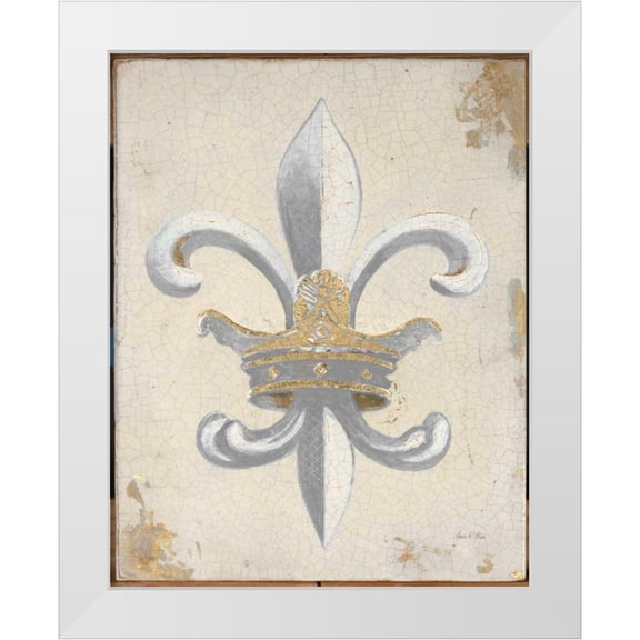 Fisk, Arnie 12x14 White Modern Wood Framed Museum Art Print Titled - Crown of Fleur