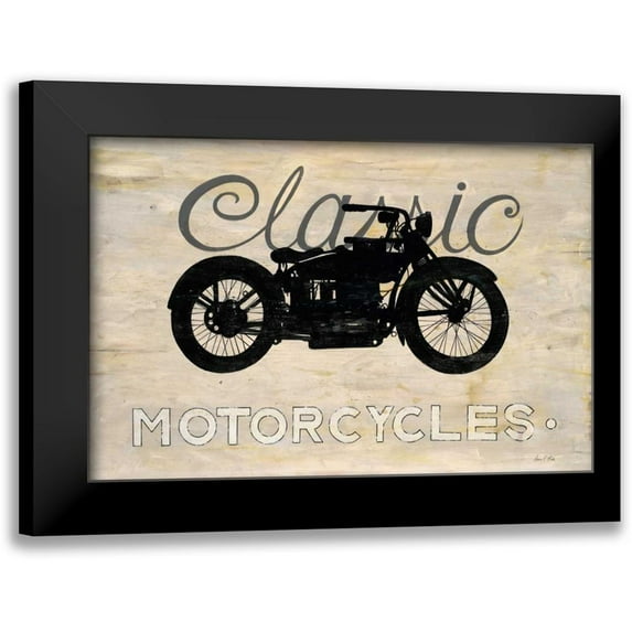 Fisk, Arnie 14x11 Black Modern Framed Museum Art Print Titled - Classic Motorcycle