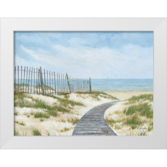 Fisk, Arnie 14x12 White Modern Wood Framed Museum Art Print Titled - Breezing Up