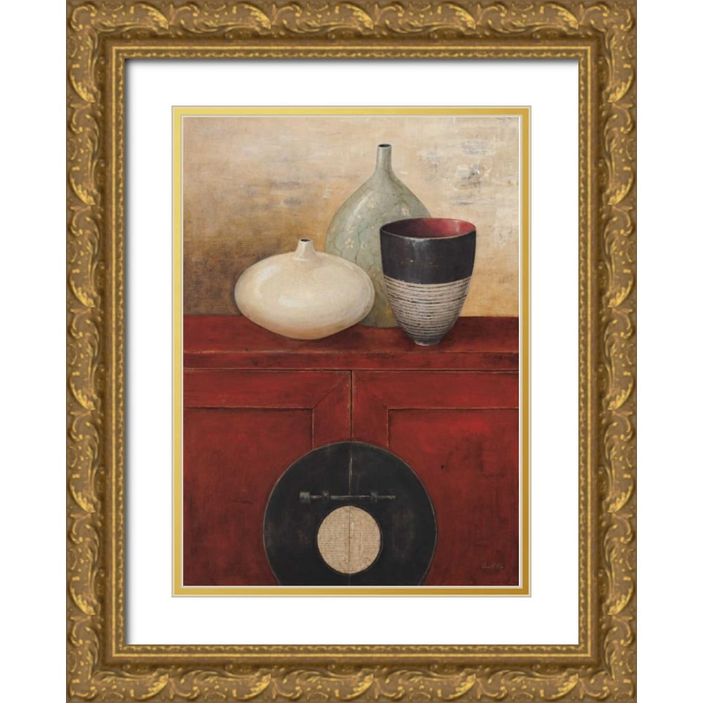 Fisk, Arnie 14x18 Gold Ornate Wood Framed with Double Matting Museum ...