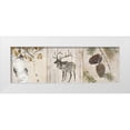 thumbnail image 1 of Fisk, Arnie 14x7 White Modern Wood Framed Museum Art Print Titled - Rustic Forest Panel, 1 of 4