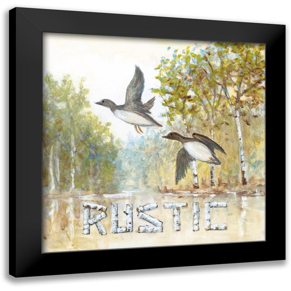 Fisk, Arnie 15x15 Black Modern Framed Museum Art Print Titled - Rustic ...