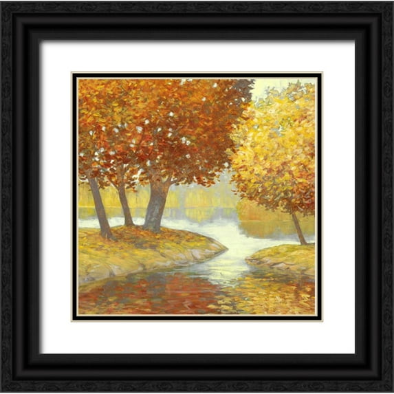 Fisk, Arnie 15x15 Black Ornate Wood Framed with Double Matting Museum Art Print Titled - Amber Nature 2