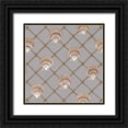 thumbnail image 1 of Fisk, Arnie 15x15 Black Ornate Wood Framed with Double Matting Museum Art Print Titled - Scallop Shell Net, 1 of 4
