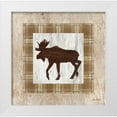 thumbnail image 1 of Fisk, Arnie 15x15 White Modern Wood Framed Museum Art Print Titled - Wandering Moose, 1 of 4