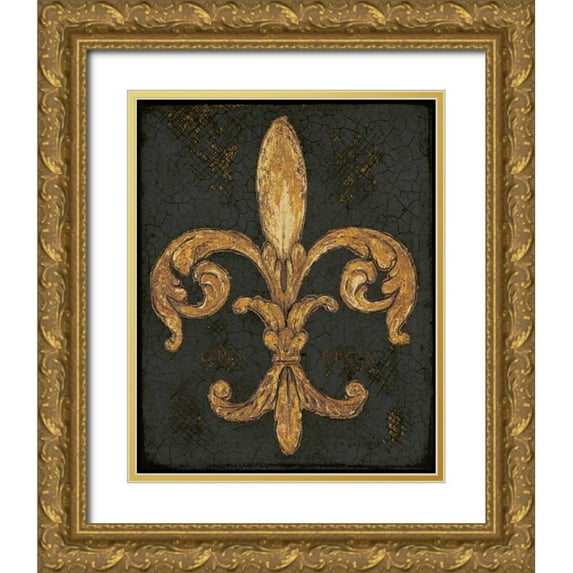 Fisk, Arnie 15x18 Gold Ornate Wood Framed with Double Matting Museum Art Print Titled - Ornamental Glory