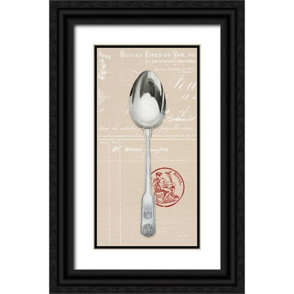 Fisk, Arnie 18x32 Black Ornate Wood Framed with Double Matting Museum Art Print Titled - Engrave Spoon