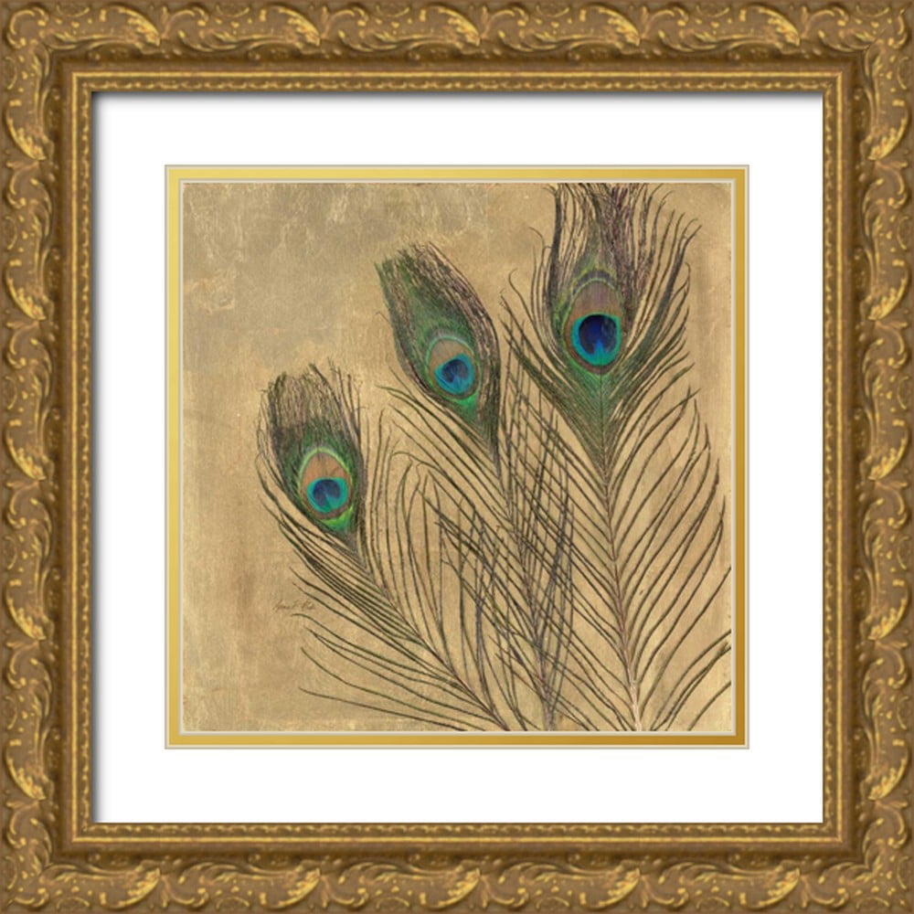 Fisk, Arnie 20x20 Gold Ornate Wood Framed with Double Matting Museum ...