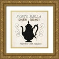 thumbnail image 1 of Fisk, Arnie 20x20 Gold Ornate Wood Framed with Double Matting Museum Art Print Titled - Porto Bella Coffee, 1 of 4
