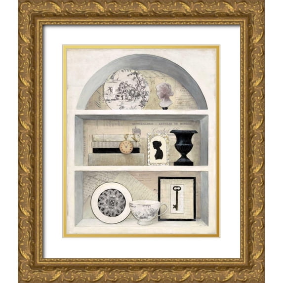 Fisk, Arnie 20x24 Gold Ornate Wood Framed with Double Matting Museum Art Print Titled - Classic Story II