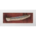 thumbnail image 1 of Fisk, Arnie 24x11 White Modern Wood Framed Museum Art Print Titled - Birchbark Canoe, 1 of 4