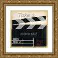 thumbnail image 1 of Fisk, Arnie 26x26 Gold Ornate Wood Framed with Double Matting Museum Art Print Titled - Screen Test, 1 of 4