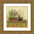 thumbnail image 1 of Fisk, Arnie 26x26 Gold Ornate Wood Framed with Double Matting Museum Art Print Titled - Vintage Garden 2, 1 of 4