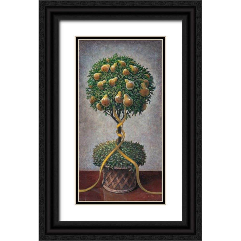Fisk, Arnie 9x14 Black Ornate Wood Framed with Double Matting Museum ...